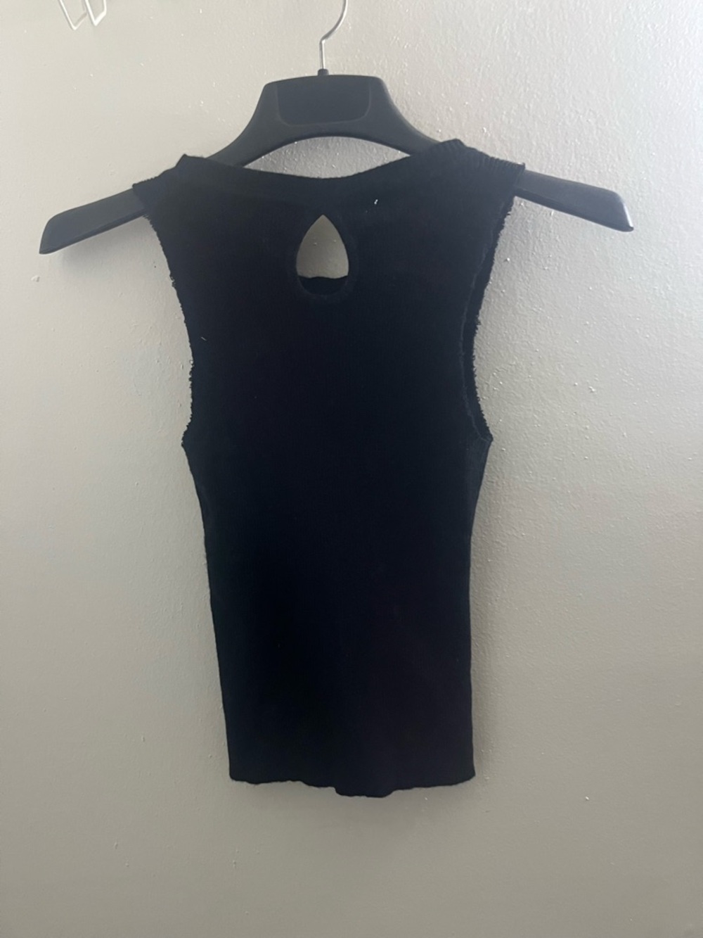 bebe Black Rhinestone Logo Slim Tank - Picture 5 of 7